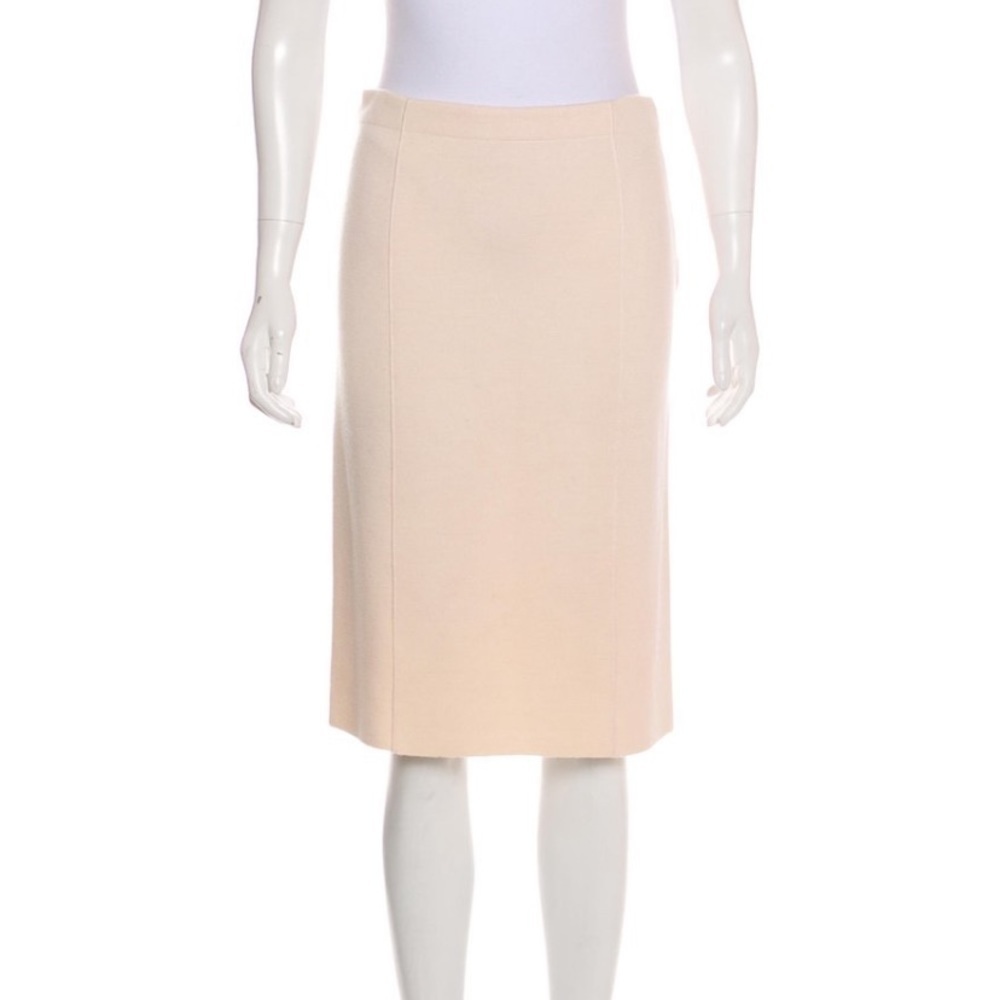 Valentino Wool Knee Length Skirt